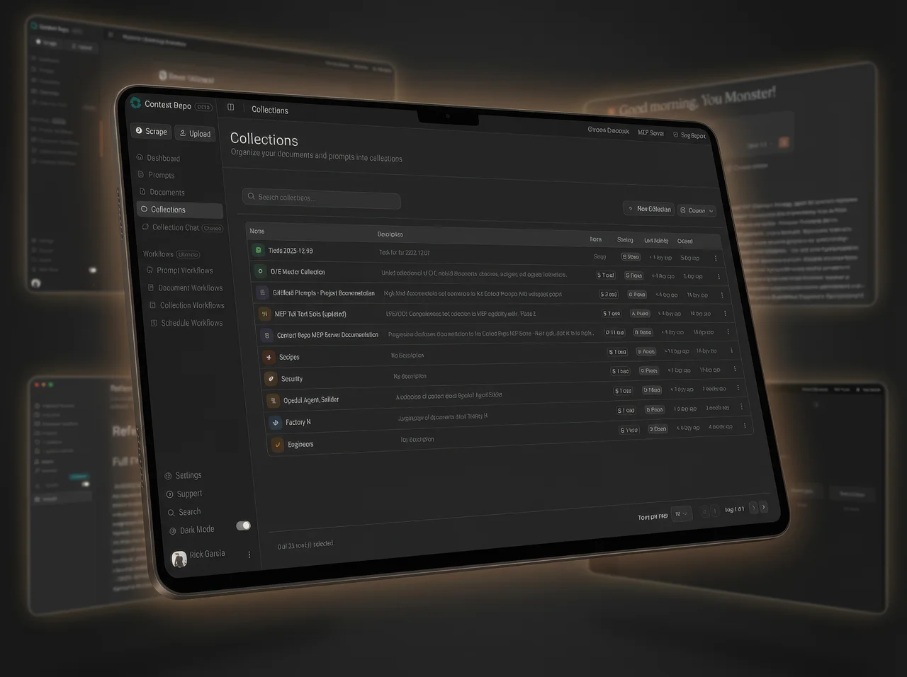 AI-powered collections with semantic classification and organization