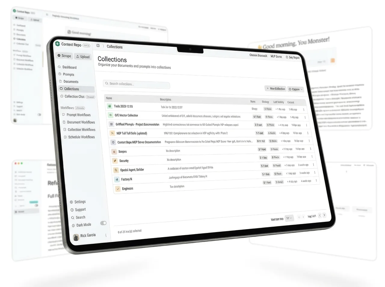 AI-powered collections with semantic classification and organization